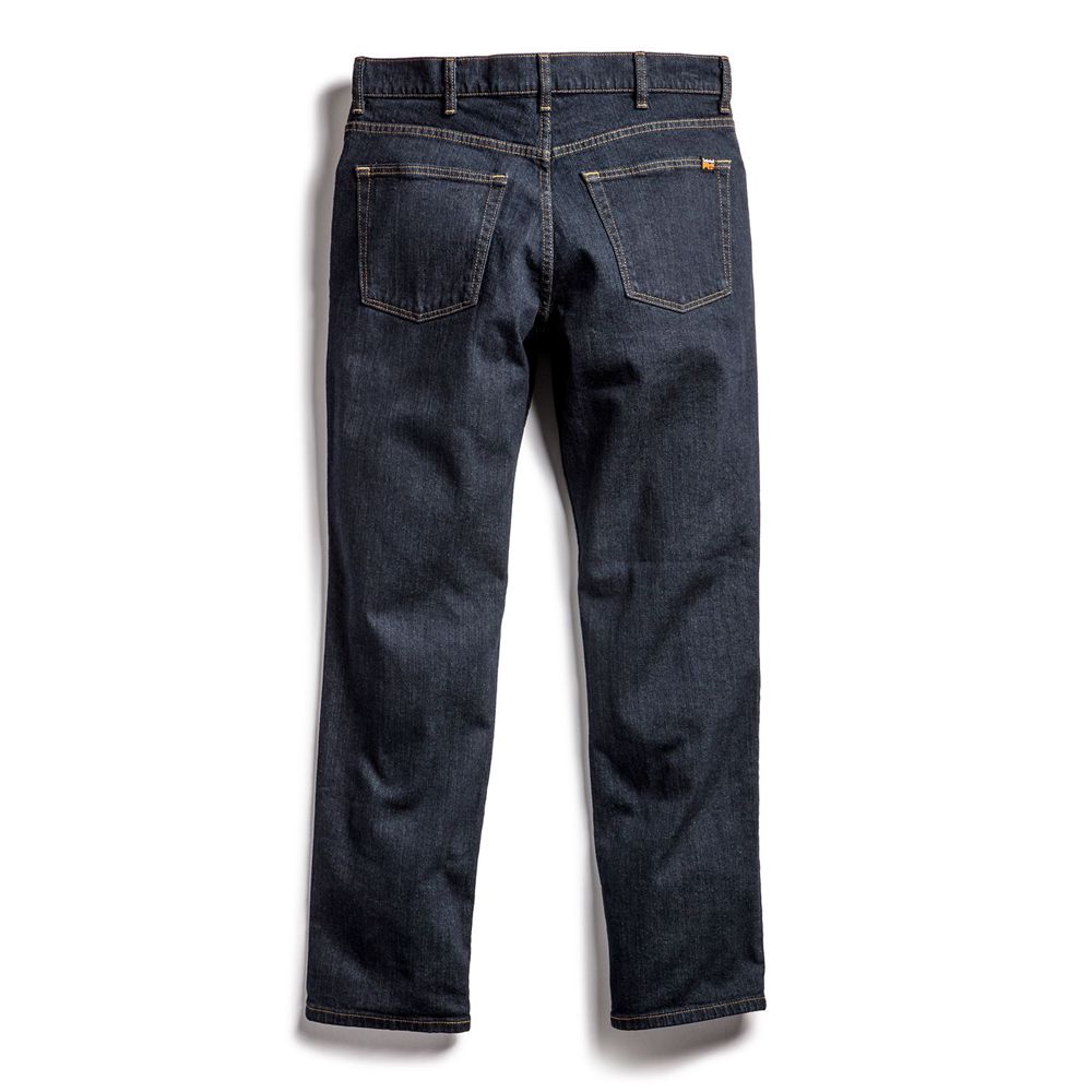 Pantalones Timberland Hombre Pro® Grit-N-Grind Modern Fit Flex Denim Work Azul Marino - Chile BAY-05